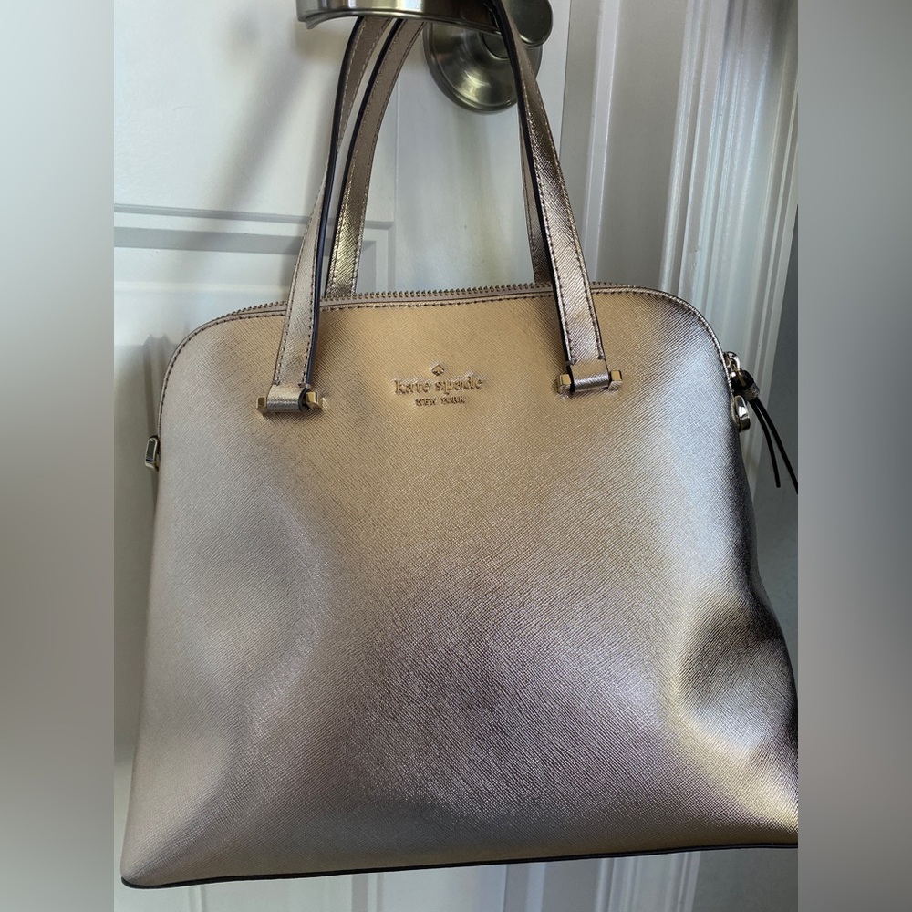 Kate Spade Metallic Satchel